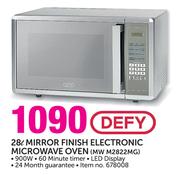 Defy 28L Mirror Finish Electronic Microwave Oven MWM2822MG