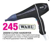 Wahl 2000W Cutek Hairdryer
