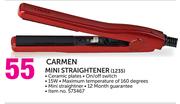 Carmen Mini Straightener 