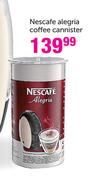 Nescafe Alegria Coffee Cannister