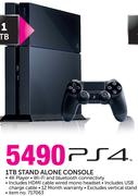 PS4 1TB Stand Alone Console