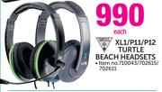 XL1/P11/P12 Turtle Beach Headsets-Each