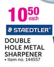Staedtler Double Hole Metal Sharpener-Each