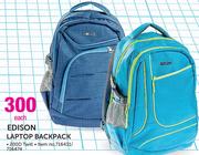 Edison Laptop Backpack-Each