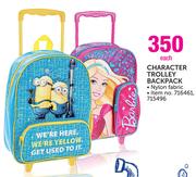 Character Trolley Backpack-Each