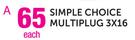 Simple Choice Multiplug 3x16-Each