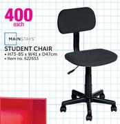 Mainstays Student Chair 73-85x41x47Cm-Each