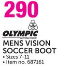 Olympic Mens Vision Soccer Boot Sizes 7-11