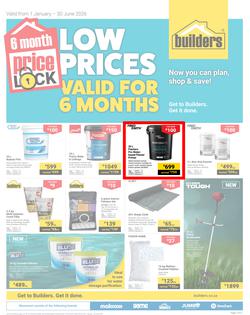 Builders : Price Lock (1 January - 30 June 2026), page 1