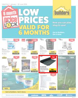 Builders : Price Lock (1 January - 30 June 2026), page 1