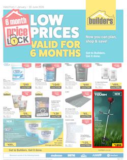 Builders : Price Lock (1 January - 30 June 2026), page 1