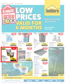 Builders : Price Lock (1 January - 30 June 2026), page 1