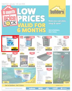 Builders : Price Lock (1 January - 30 June 2026), page 1