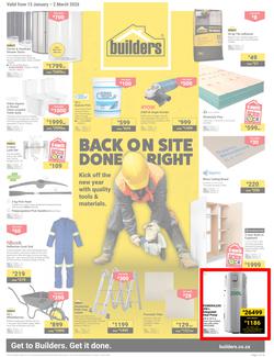 Builders Inland : Back On Site Done Right (13 January - 2 March 2026), page 1