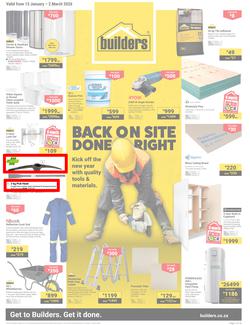 Builders Inland : Back On Site Done Right (13 January - 2 March 2026), page 1