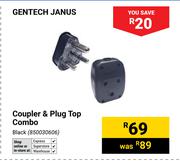 Gentech Janus Coupler & Plug Top Combo Black (850030606)