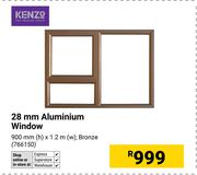 Kenzo 28mm Aluminium Window (Bronze) 900mm(h) X 1.2m(w) 766150