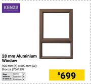 Kenzo 28mm Aluminium Window (Bronze) 900mm(h) X 600mm(w) 766139