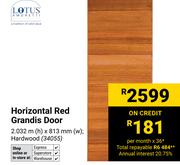 LOTUS Horizontal Grandis Door 2.032m(h) X 813mm(w) 34055