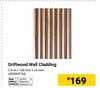 Driftwood Wall Cladding 2.4m X 160mm X 24mm 850009154