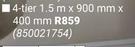 Storm 4-Tier 1.5m X 900mm X 400mm 850021754
