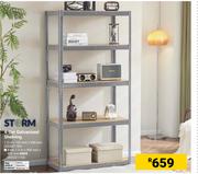 Storm 4-Tier Galvanised Shelving 1.5m X 700mm X 300mm 850021785