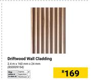 Driftwood Wall Cladding 2.4m X 160mm X 24mm 850009154