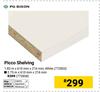 PG Bison Picco Shelving (White) 1.83m X 610mm X 216mm 772803