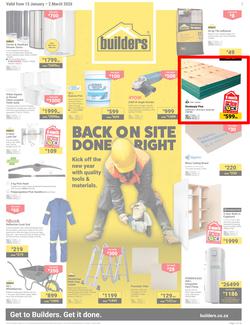 Builders KwaZulu-Natal : Back On Site Done Right (13 January - 2 March 2026), page 1