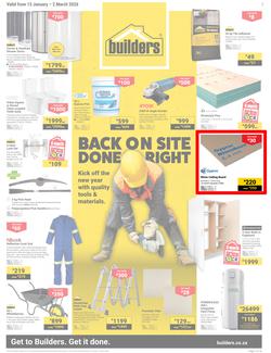 Builders KwaZulu-Natal : Back On Site Done Right (13 January - 2 March 2026), page 1