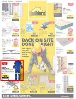 Builders KwaZulu-Natal : Back On Site Done Right (13 January - 2 March 2026), page 1