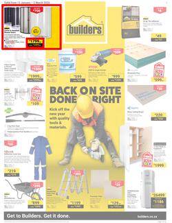 Builders KwaZulu-Natal : Back On Site Done Right (13 January - 2 March 2026), page 1