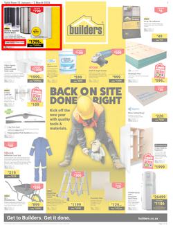 Builders KwaZulu-Natal : Back On Site Done Right (13 January - 2 March 2026), page 1