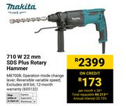 Makita 710W 22mm SDS Plus Rotary Hammer M8700B (605132)