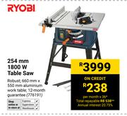 Ryobi 254mm 1800W Table Saw (776191)