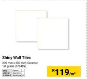 Shiny Wall Tiles 200mm x 200mm (578489)-Per Sqm