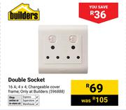Builders Double Socket 16A 596888