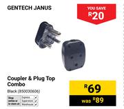 Gentech Janus Coupler & Plug Top Combo (Black) 850030606