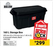 Big Jim 160Ltr Storage Box 455mm (H) x 516mm (W) x 1.40m (L) 595708