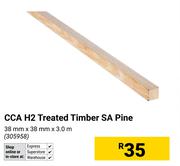 CCA H2 Treated Timber SA Pine 38mm x 38mm x 3.0m 305958