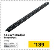 1.85m Y Standard Fence Post 4108