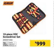Grip 10 Piece VDE Screwdriver Set (850031046)