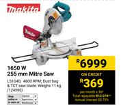 Makita 1650W 255mm Mitre Saw LS1040 (124090)