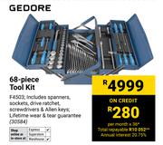 Gedore 68 Piece Tool Kit F4503 (30584)