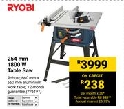 Ryobi 254mm 1800W Table Saw (776191)