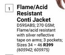 Beck Flame/Acid Resistant Conti Jacket (605942, 605975)