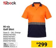 Beck Hi-Viz Golf Shirt (850027607002,850027607001,850027607002,850027607003)