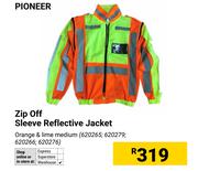 Pioneer Zip Off Sleeve Reflective Jacket (620265, 620279, 620266, 620276)