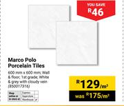 Marco Polo Porcelain Tiles 600mm x 600mm (850017316)-Per Sqm