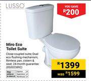 Lusso Miro Eco Toilet Suite 850023892
